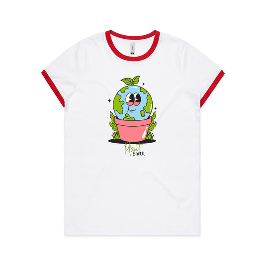 Plant Earth - Women's Ringer Tee