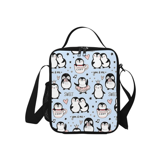 Penguin Love - Crossbody Lunch Bag for Kids