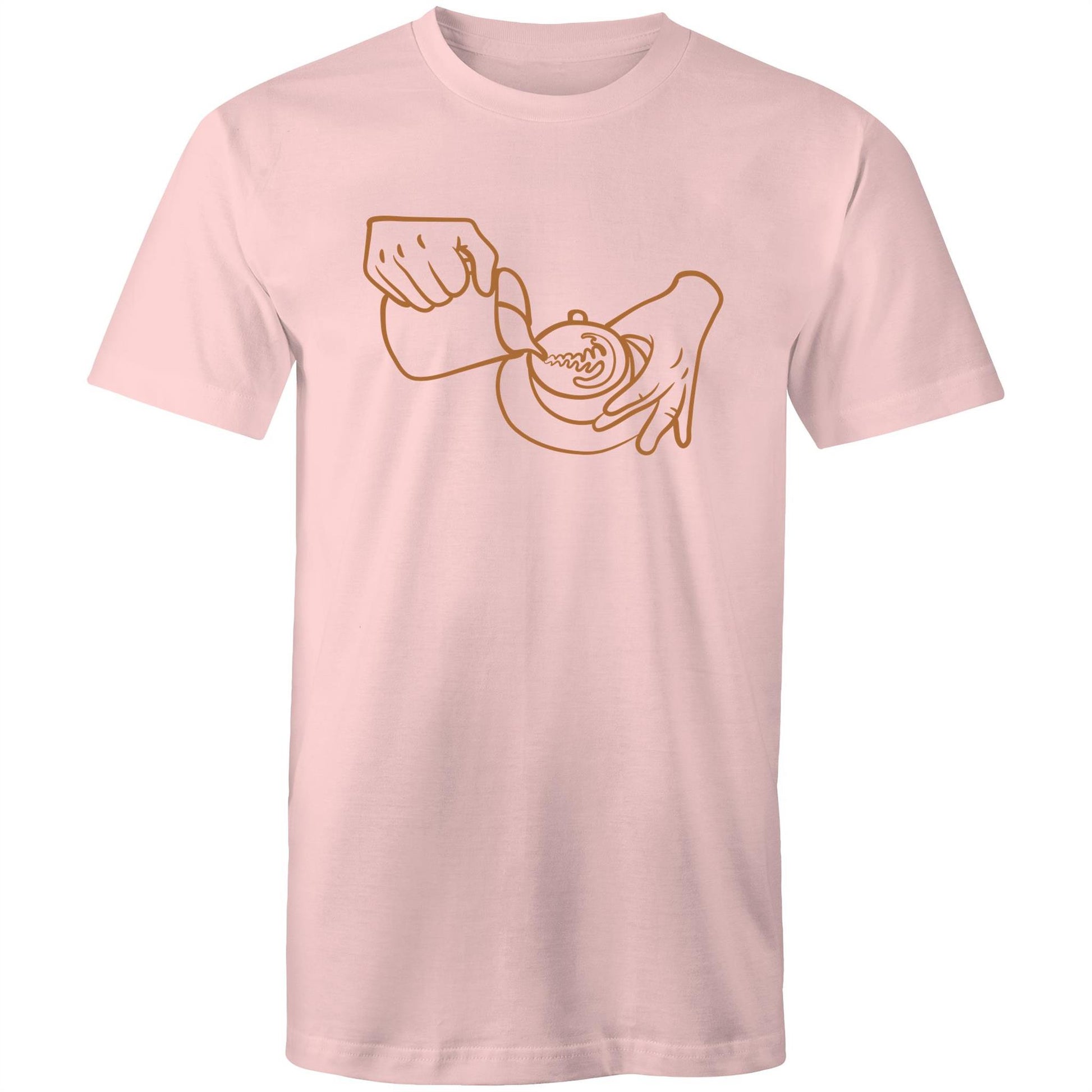 Barista - Mens T-Shirt Pink Mens T-shirt coffee
