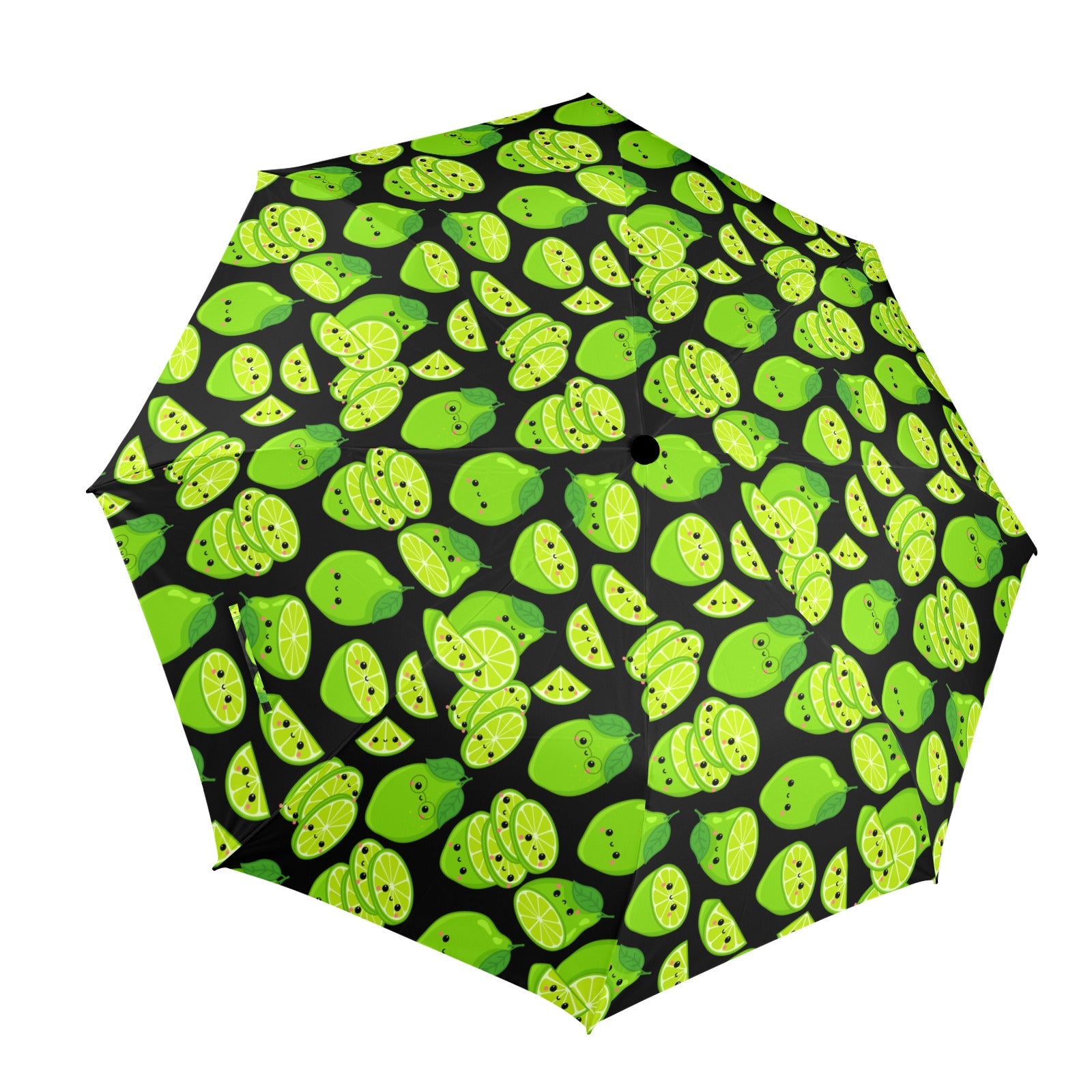 Cute Limes - Semi-Automatic Foldable Umbrella Semi-Automatic Foldable Umbrella
