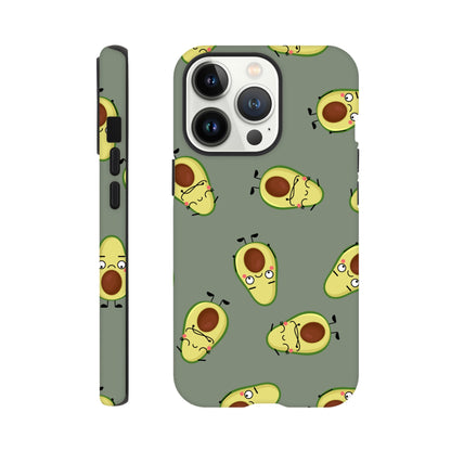 Avocado Characters - Phone Tough Case iPhone 13 Pro Phone Case food Globally Fulfilled