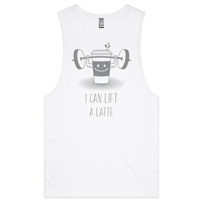 I Can Lift A Latte, Coffee - Tank Top Tee