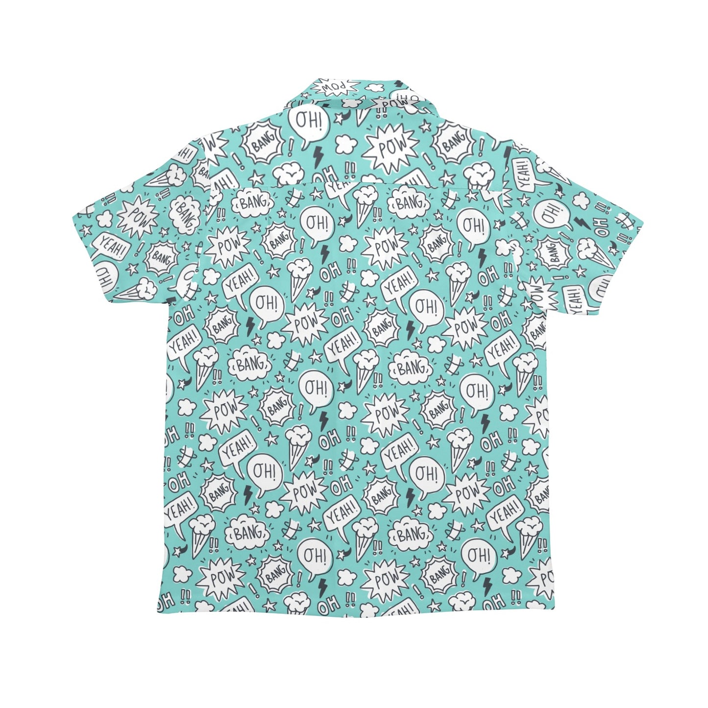 Comic Book Speech Bubbles - Senior Boys Hawaiian Shirt