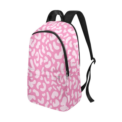 Pink Leopard - Fabric Backpack for Adult Adult Casual Backpack animal