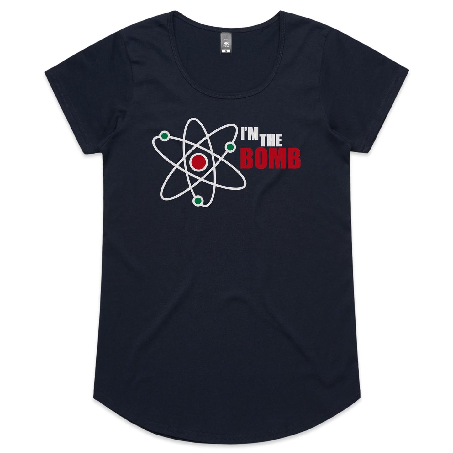 I'm The Bomb, Atom - Womens Scoop Neck T-Shirt