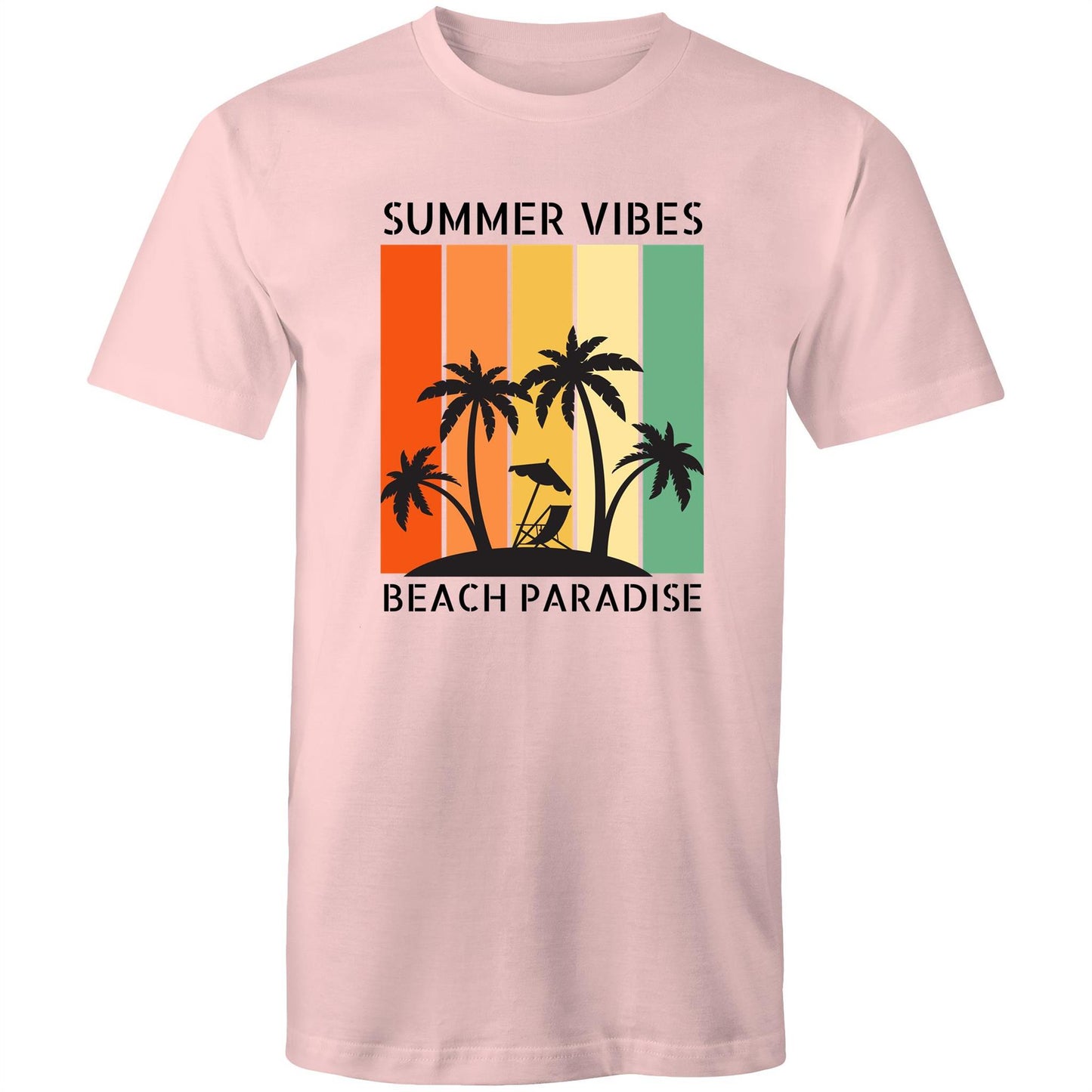 Beach Paradise, Summer Vibes - Mens T-Shirt