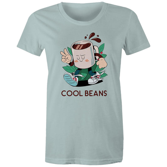 Cool Beans, Coffee - Womens T-shirt