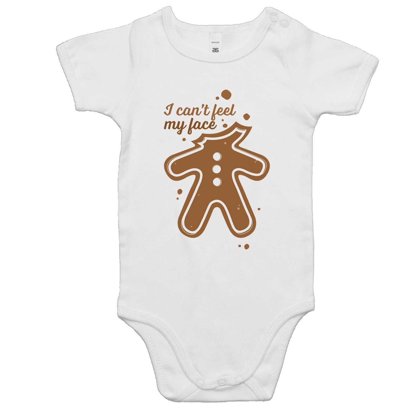 Gingerbread, I Can't Feel My Face - Baby Bodysuit