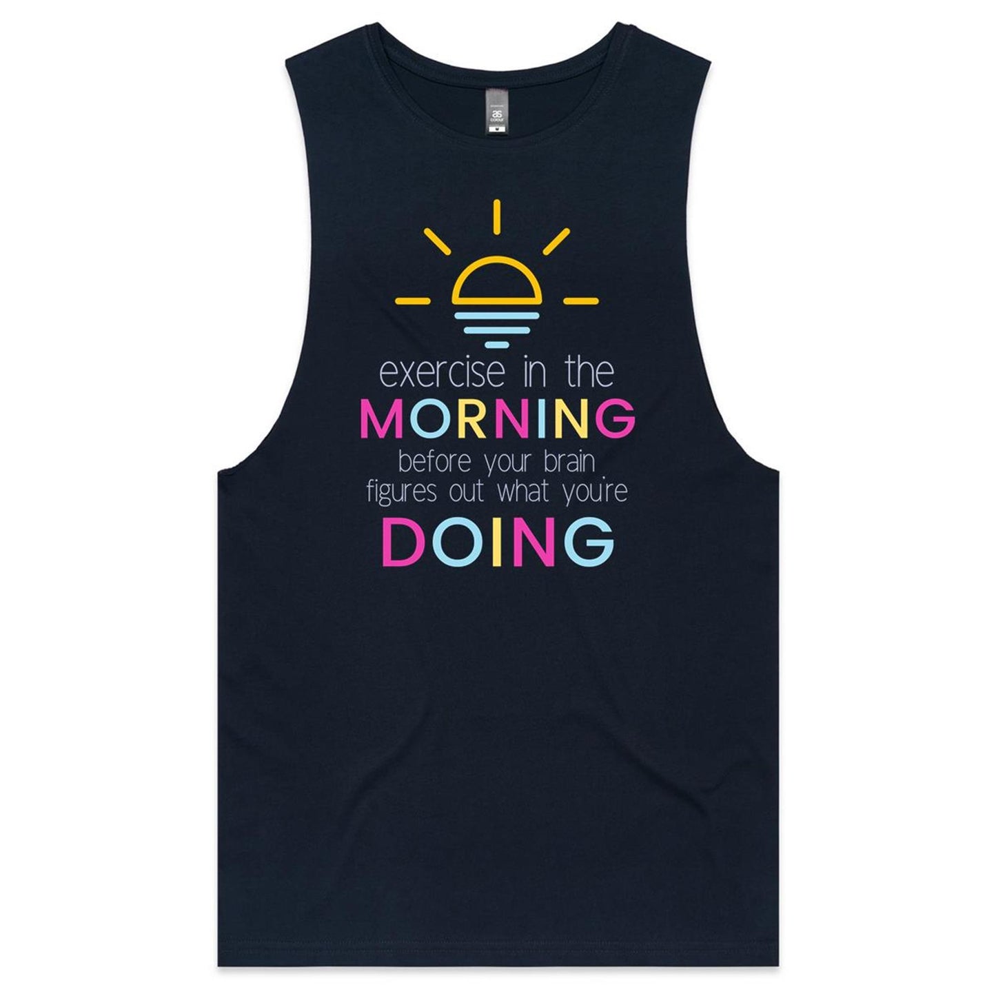 Exercise In The Morning - Tank Top Tee