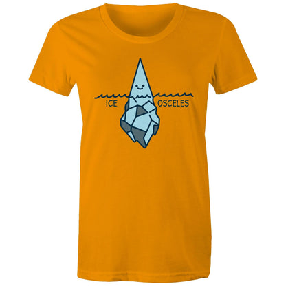 Ice-osceles, Isosceles, Maths - Womens T-shirt