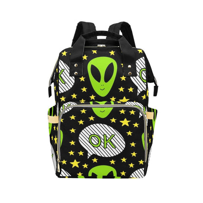 Alien OK - Multifunction Backpack Multifunction Backpack Printed Offshore Sci Fi