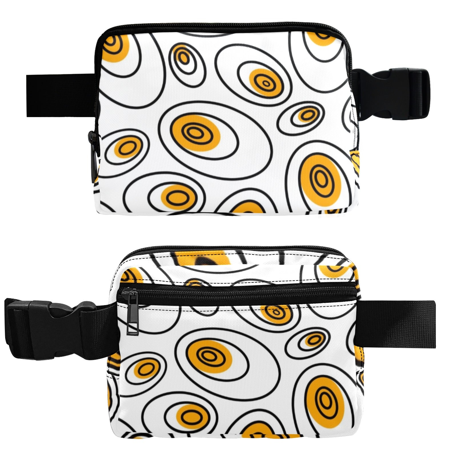 Abstract Eggs - Belt Bag Belt Bag Food Printed Offshore