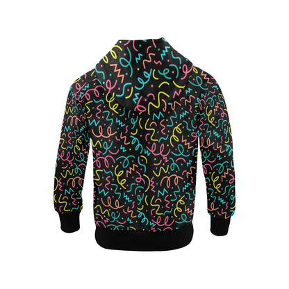 Squiggle Time - Junior Boys Zip Up Hoodie