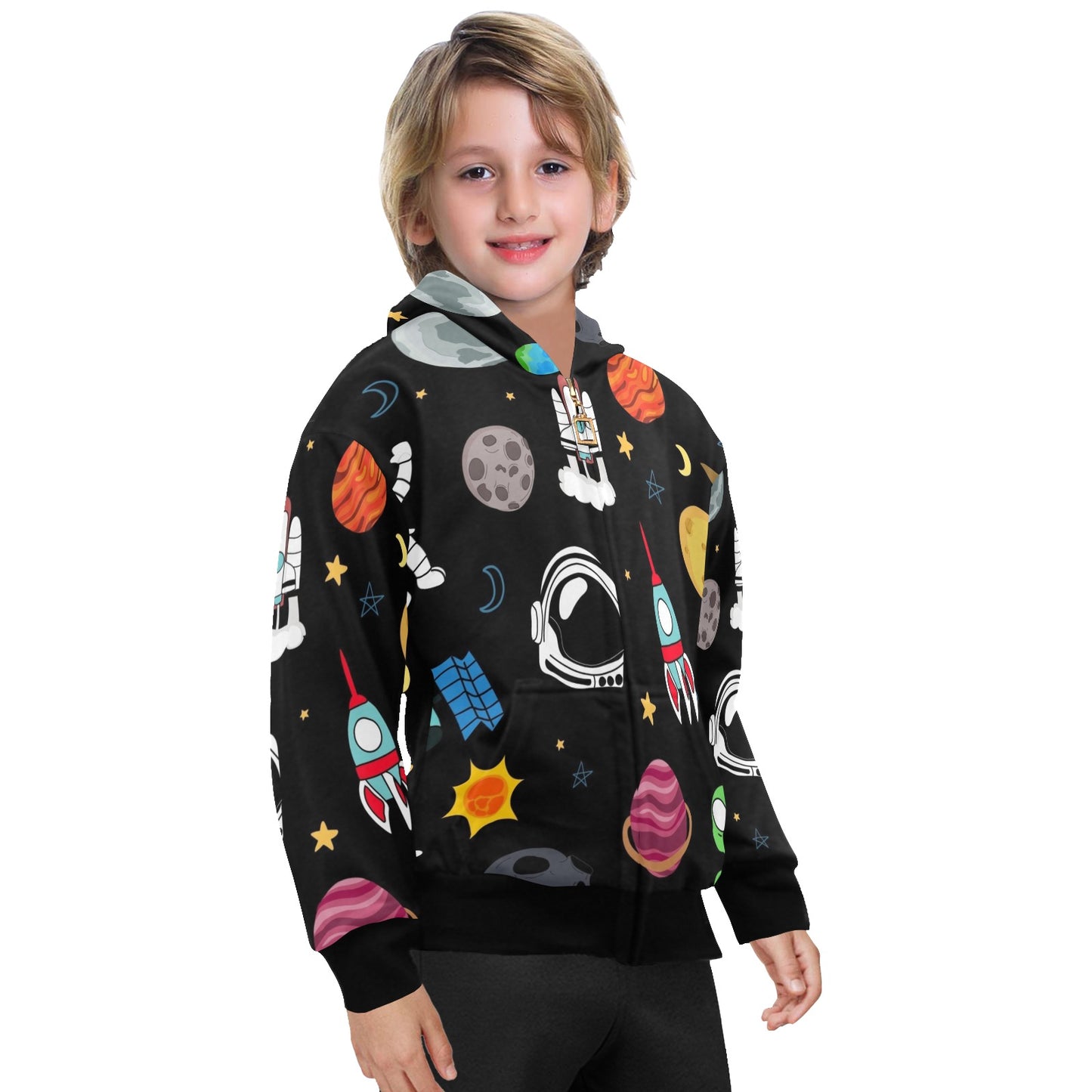 Kids Space - Senior Boys Zip Up Hoodie