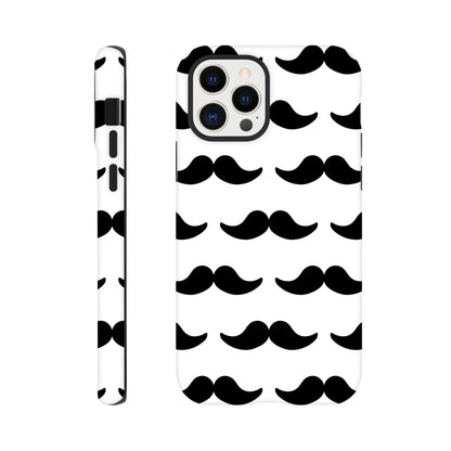 Moustache - Phone Tough Case iPhone 12 Pro Phone Case Funny Globally Fulfilled