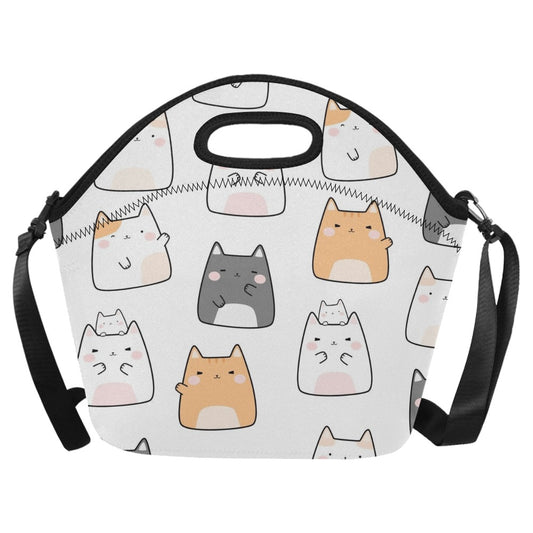 Cats - Neoprene Lunch Bag/Large