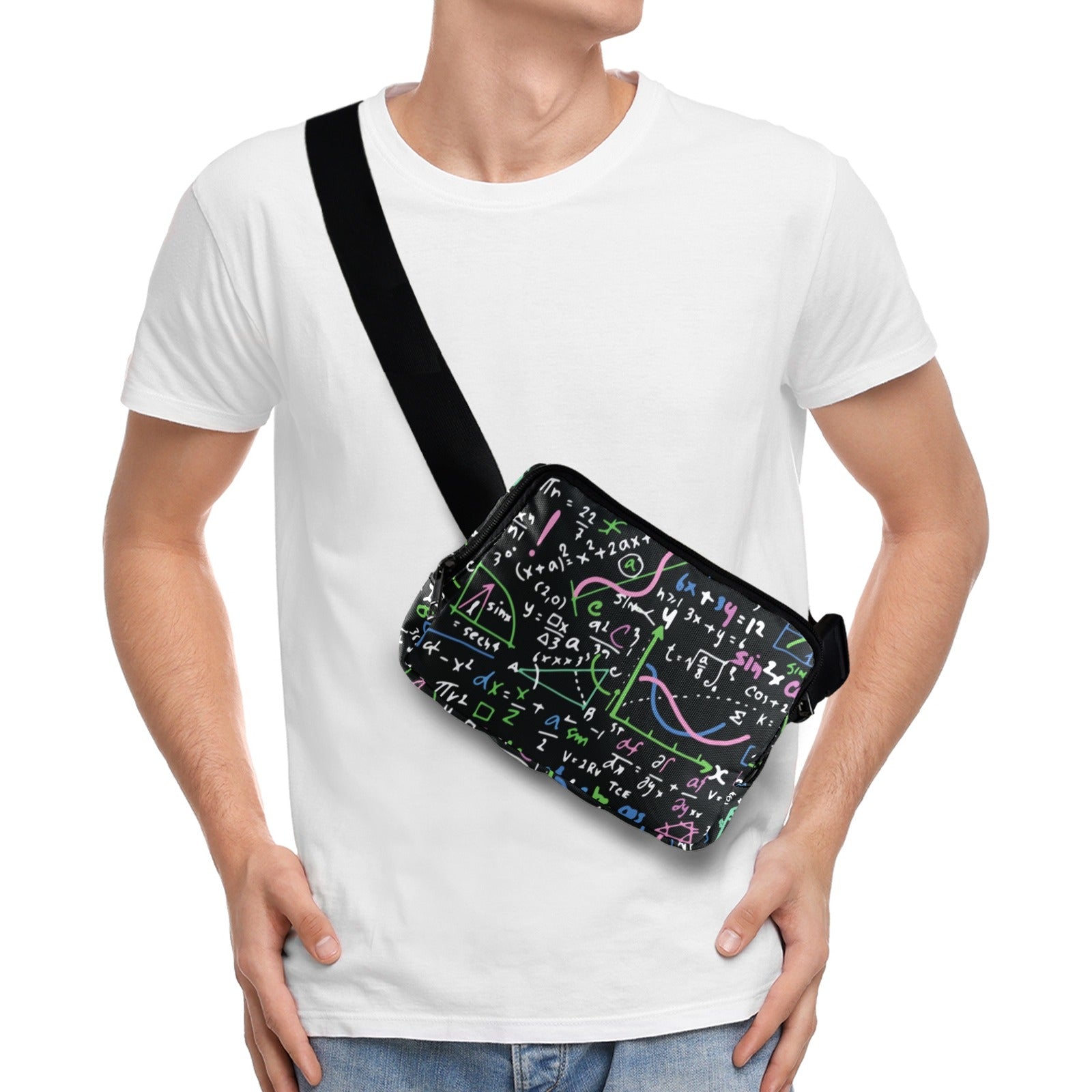 Equations In Green And Pink - Belt Bag Belt Bag Maths Printed Offshore Science