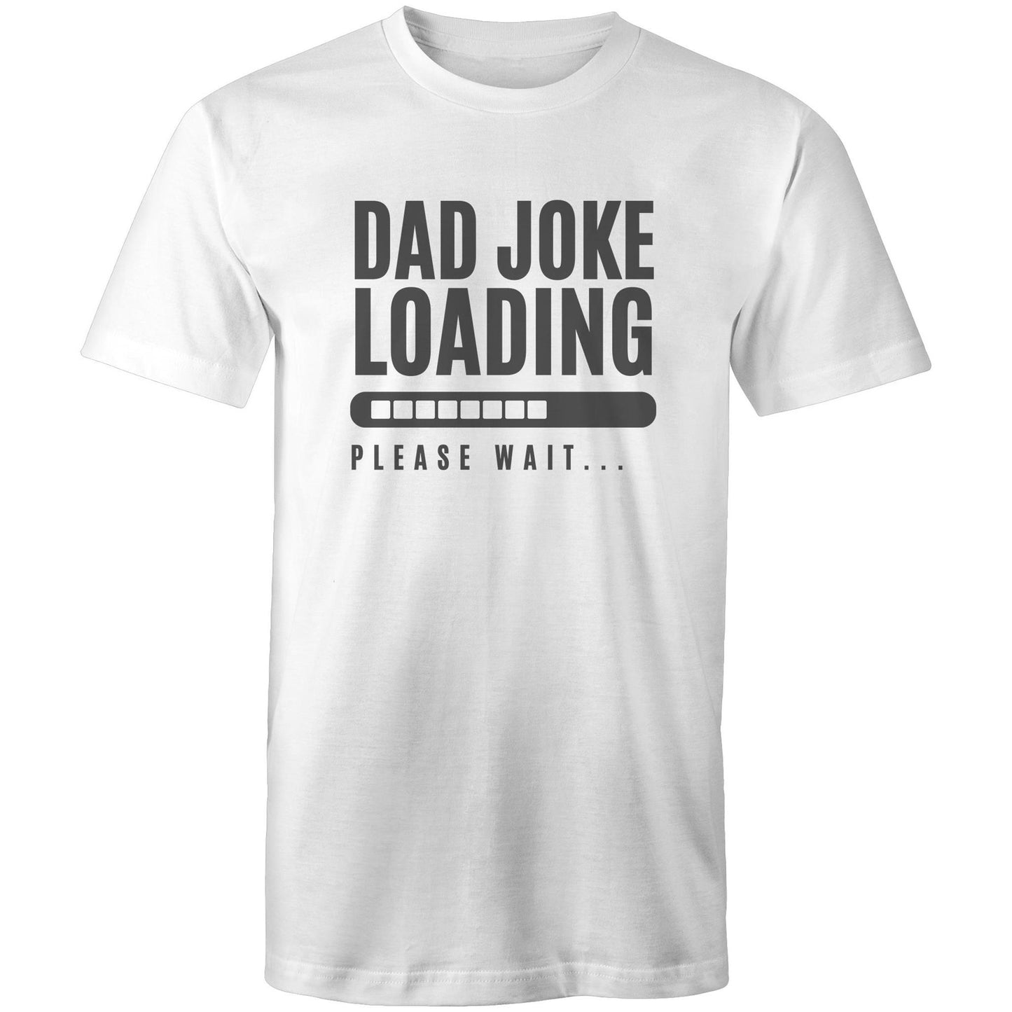 Dad Joke Loading - Mens T-Shirt White Mens T-shirt Dad Printed In Australia