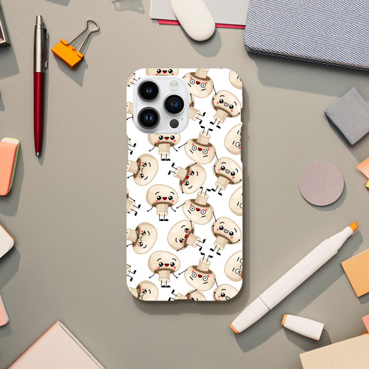 Cute Mushrooms - Phone Slim Case Apple - iPhone 14 Pro Max Phone Slim Case Globally Fulfilled