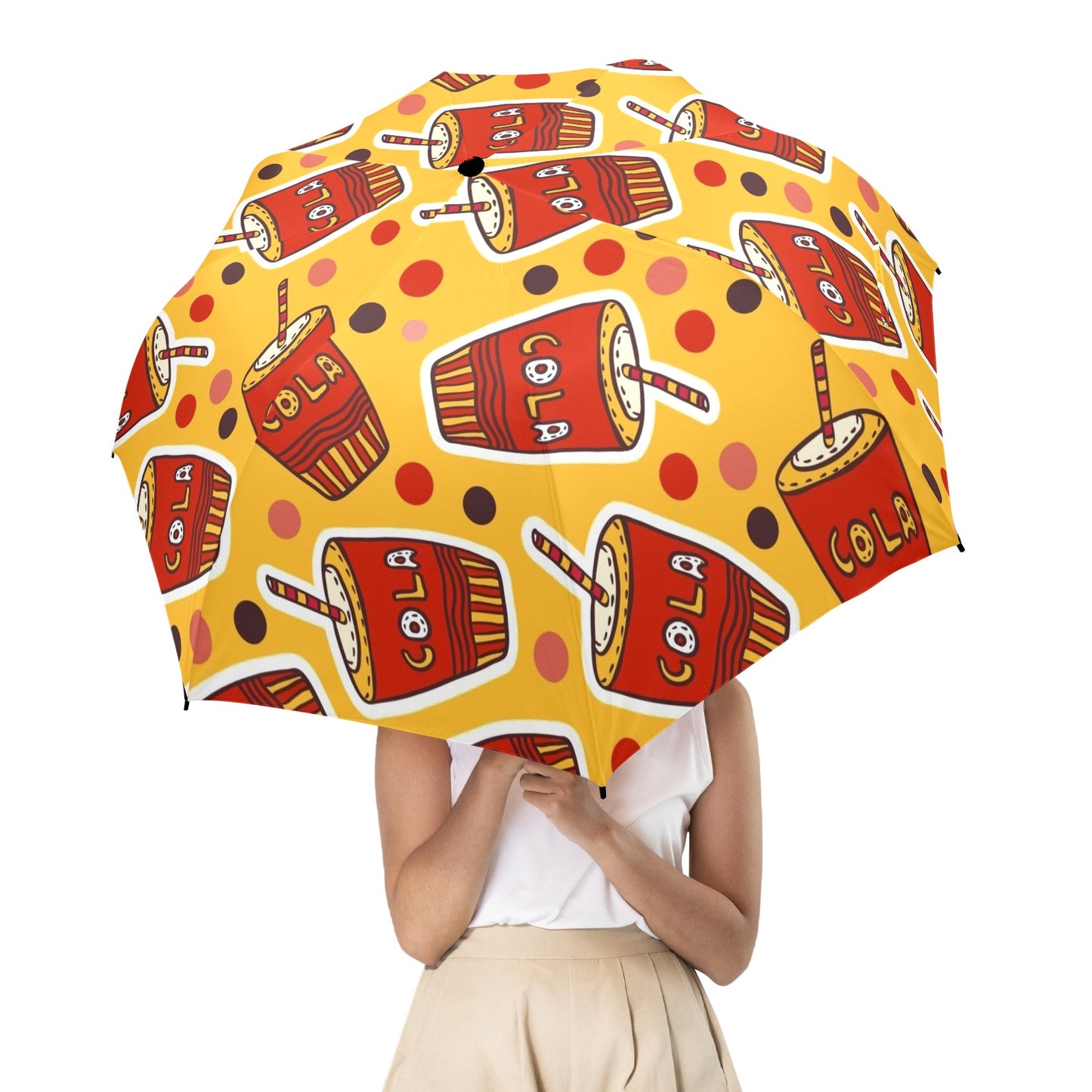 Cola - Semi-Automatic Foldable Umbrella Semi-Automatic Foldable Umbrella