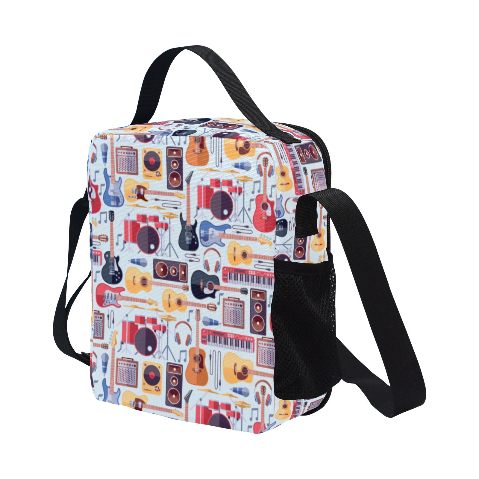 Musical Instruments - Crossbody Lunch Bag for Kids Kids Crossbody Lunch Bag