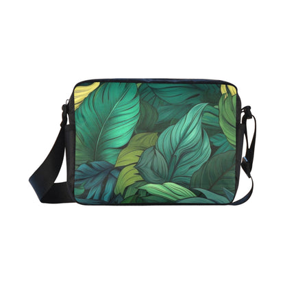 Tropical Leaves - Classic Cross-body Nylon Bag