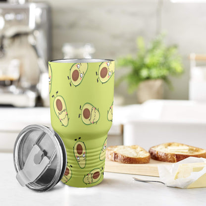 Avocado Characters - 30oz Insulated Stainless Steel Mobile Tumbler