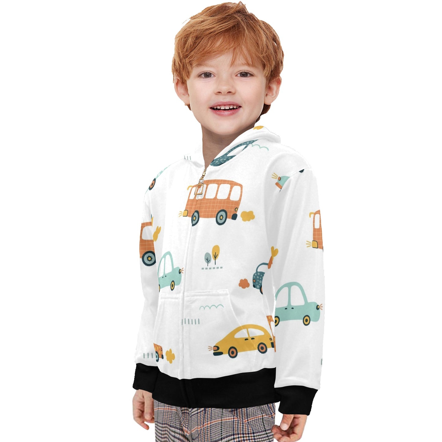 Cars - Junior Boys Zip Up Hoodie