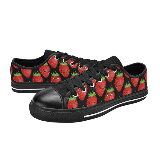 Strawberry Characters - Men's Classic Canvas Shoes