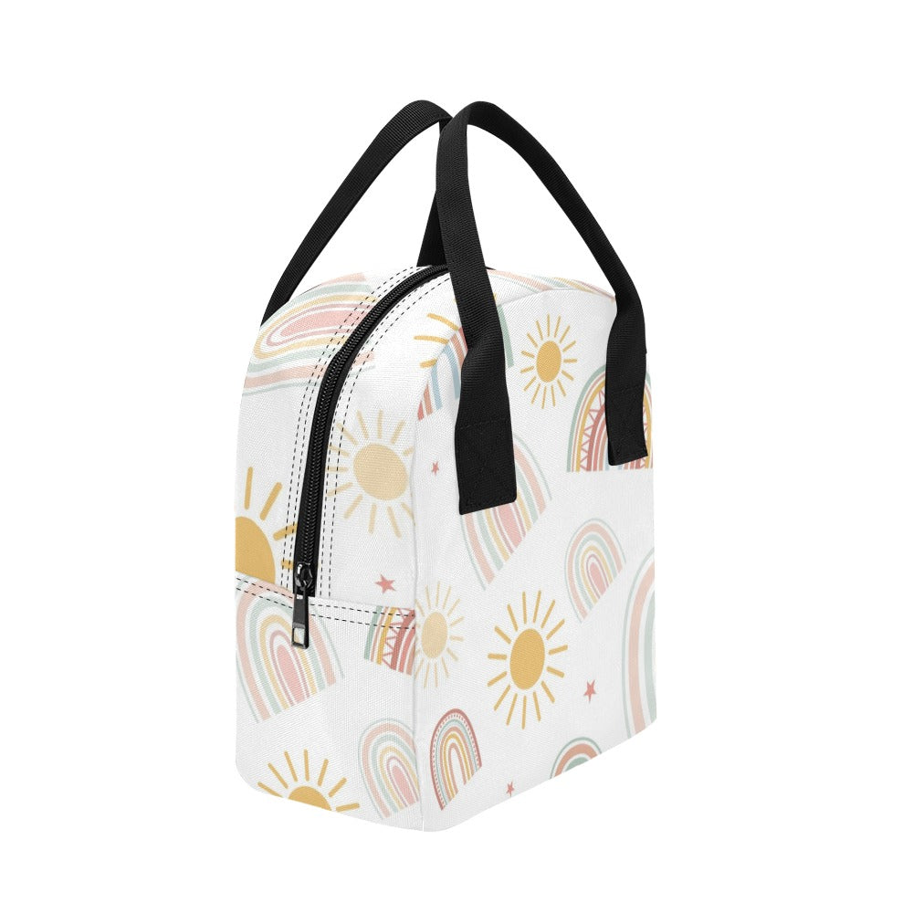 Pastel Rainbows - Zipper Lunch Bag