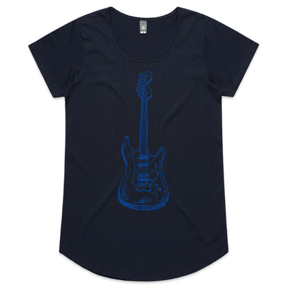 Guitar - Womens Scoop Neck T-Shirt