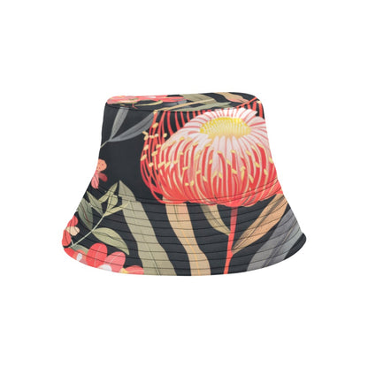 Australian Waratah Flower - Womens Bucket Hat