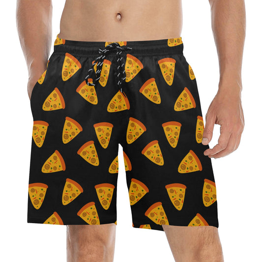 Pizzas - Men's Mid-Length Beach Shorts