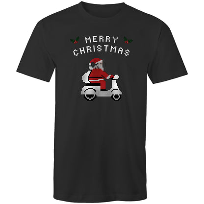 Scooter Santa - Mens T-Shirt