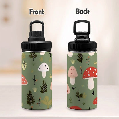 Toadstools - Kids Water Bottle with Chug Lid (12 oz)