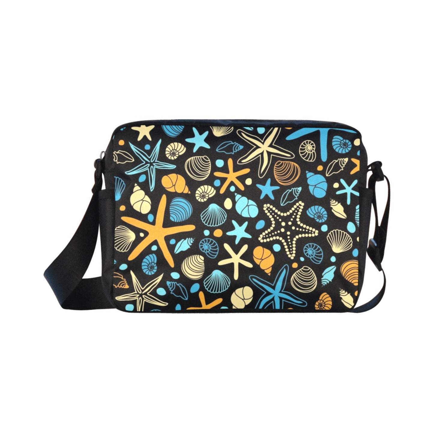 Starfish And Shells - Classic Cross-body Nylon Bag