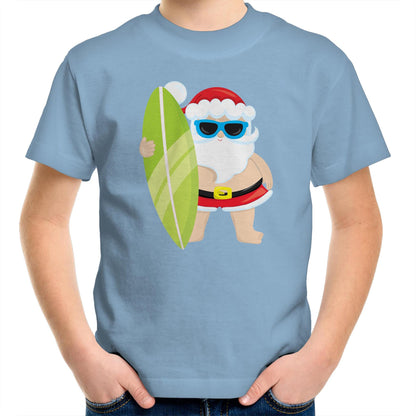 Surf Summer Santa - Kids Youth T-Shirt