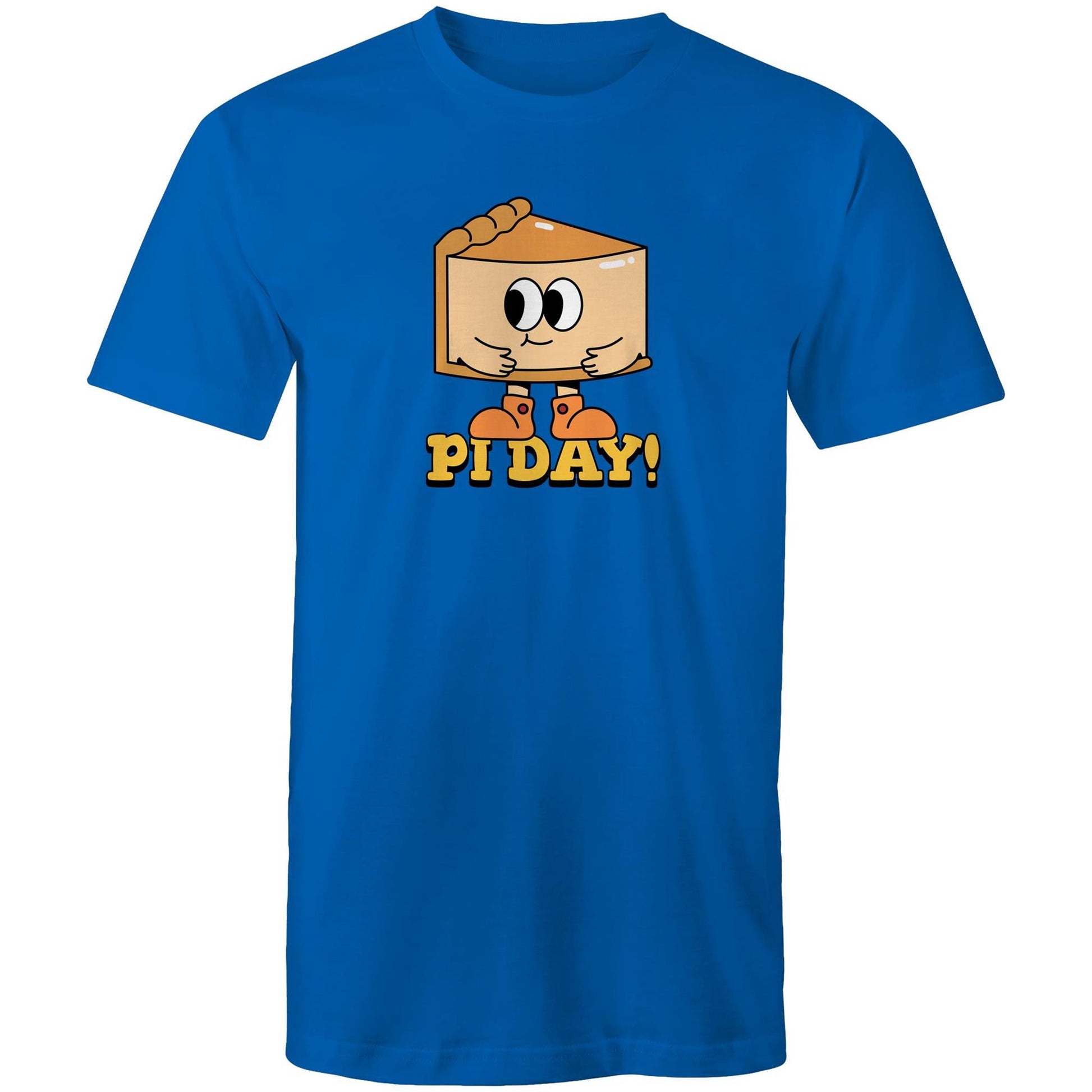 Pi Day - Mens T-Shirt Bright Royal Mens T-shirt Printed In Australia Science