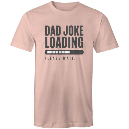 Dad Joke Loading - Mens T-Shirt Pale Pink Mens T-shirt Dad Printed In Australia