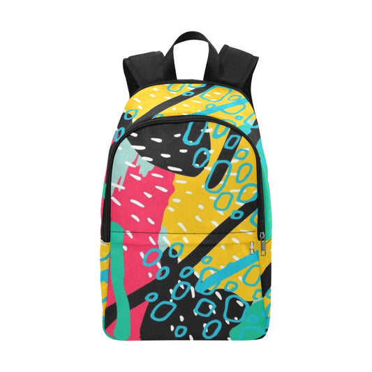 Bright And Colourful - Fabric Backpack for Adult
