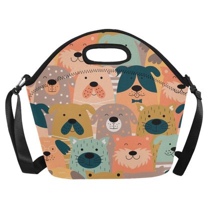 Lots Of Dogs - Neoprene Lunch Bag/Large