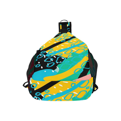 Bright And Colourful - Cross-Body Chest Bag Cross-Body Chest Bag Printed Offshore