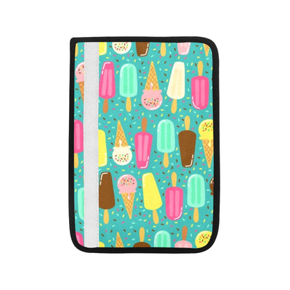 Ice Cream - Car Seat Belt Cover 7''x10'' (Pack of 2)