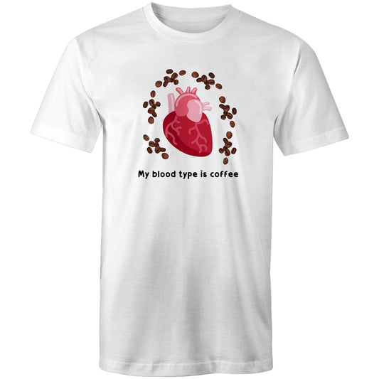 My Blood Type Is Coffee - Mens T-Shirt