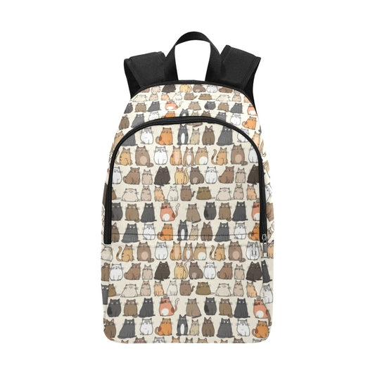 Lots Of Cats - Fabric Backpack for Adult