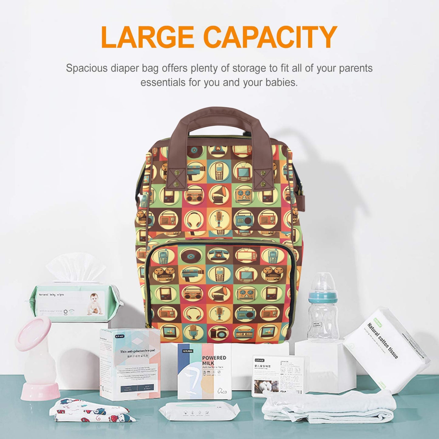 Retro Life - Multifunction Backpack