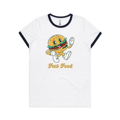 Fast Food - Women's Ringer Tee