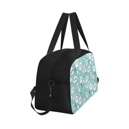 Comic Book Speech Bubbles - Gym Bag Gym Bag Printed Offshore