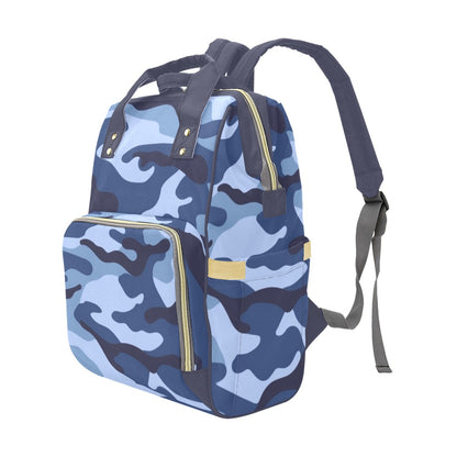 Blue Camouflage - Multifunction Backpack Multifunction Backpack Printed Offshore