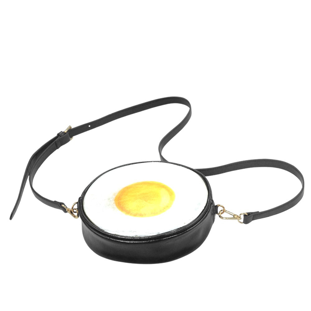 Egg - Round Sling Bag Round Sling Bag Food Printed Offshore